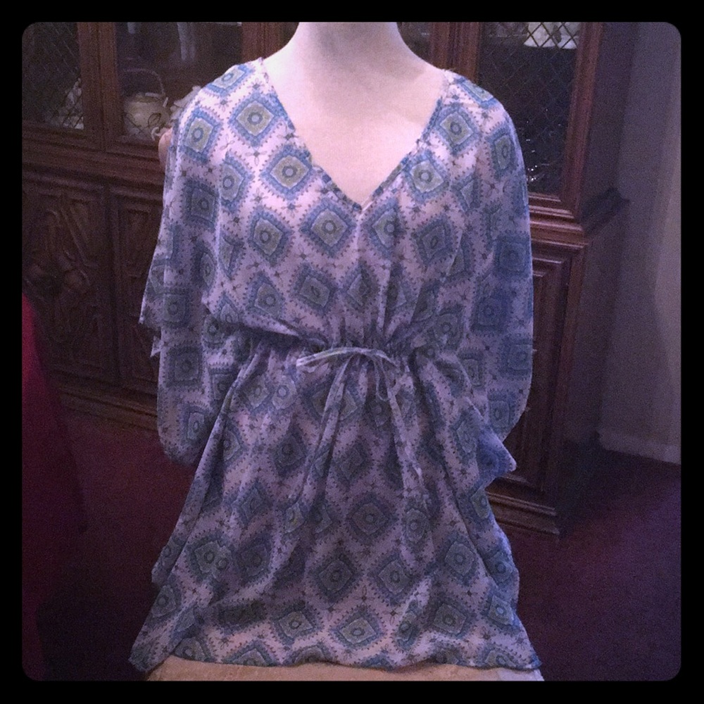 Multi color cover up/tunic